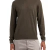 Girocollo manica lunga basic merinos verde
