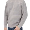 Girocollo manica lunga degrade' beige