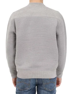 Girocollo manica lunga degrade' beige