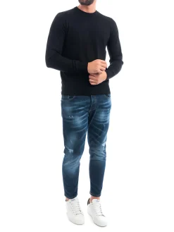 Girocollo manica lunga Magni nero