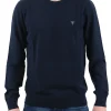 Girocollo maniche lunghe Dane blu