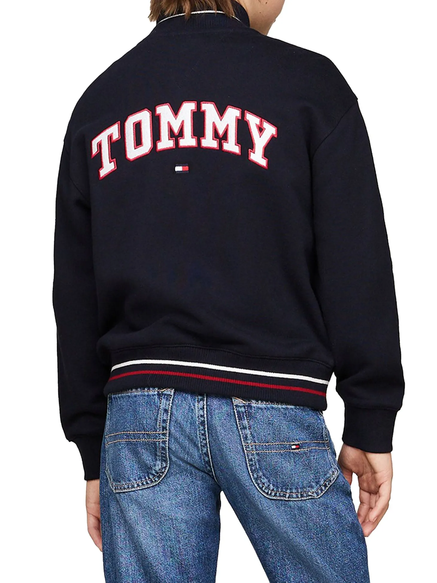 Giubbino bomber Teen varsity blu