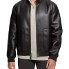 Giubbino con zip rider moro