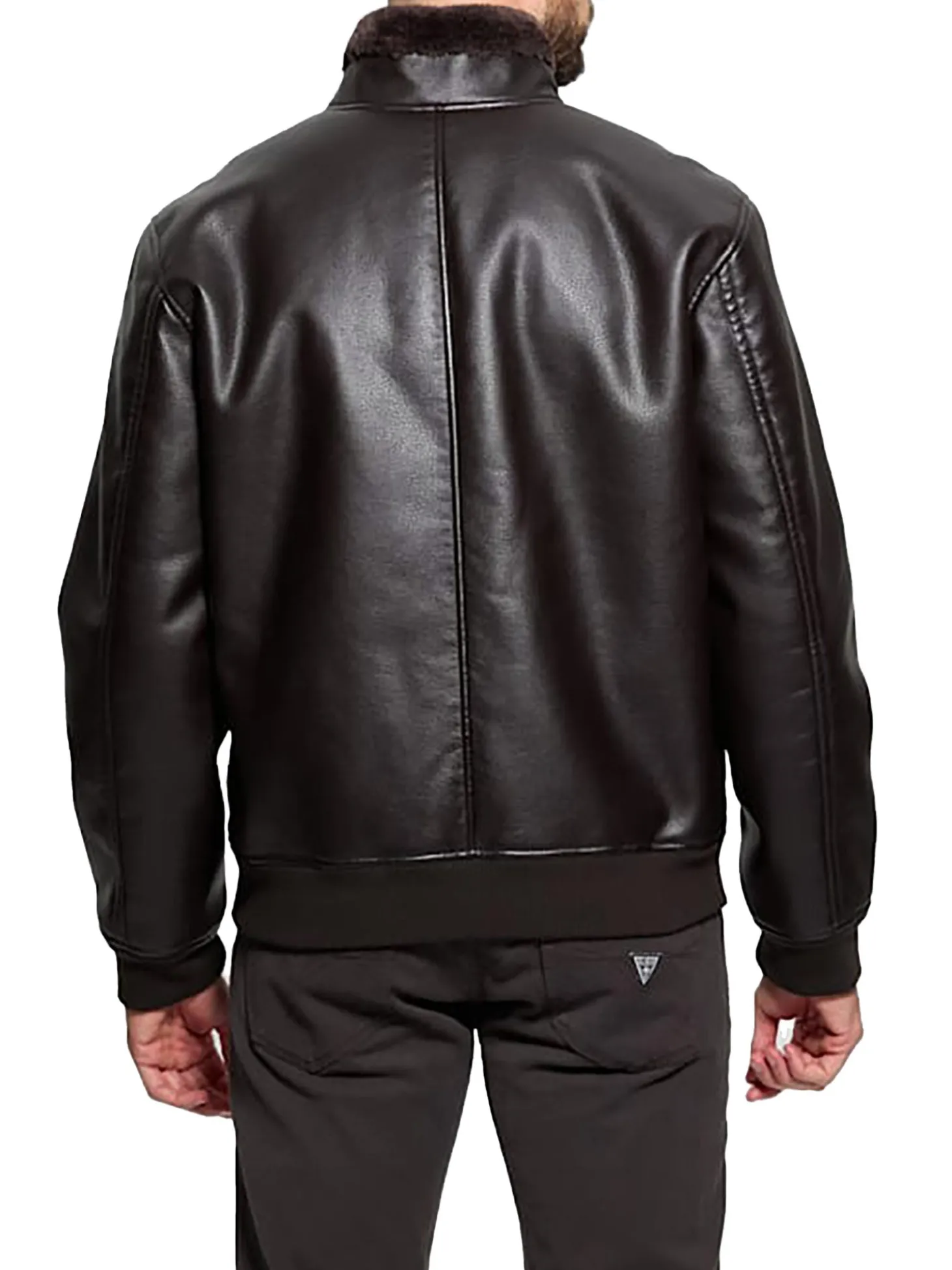 Giubbino con zip rider moro