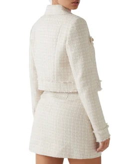 Giubbino cropped Daphnee crema