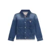 Giubbino di jeans modello oversize denim medio