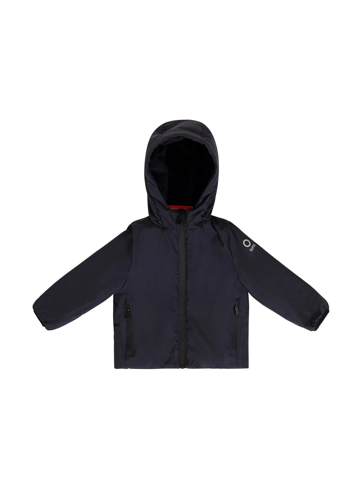 Giubbino Kids con cappuccio Aurelio Velour blu
