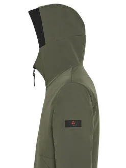 Giubbino Loge in primaloft con cappuccio verde