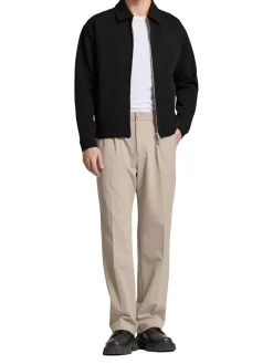 Giubbino zip tech interlock nero
