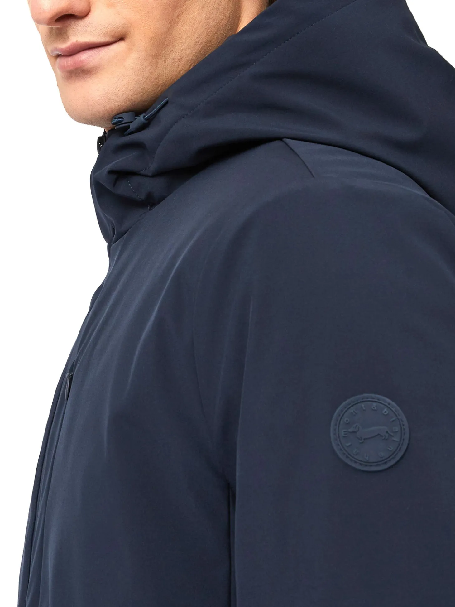 Giubbotto in softshell blu