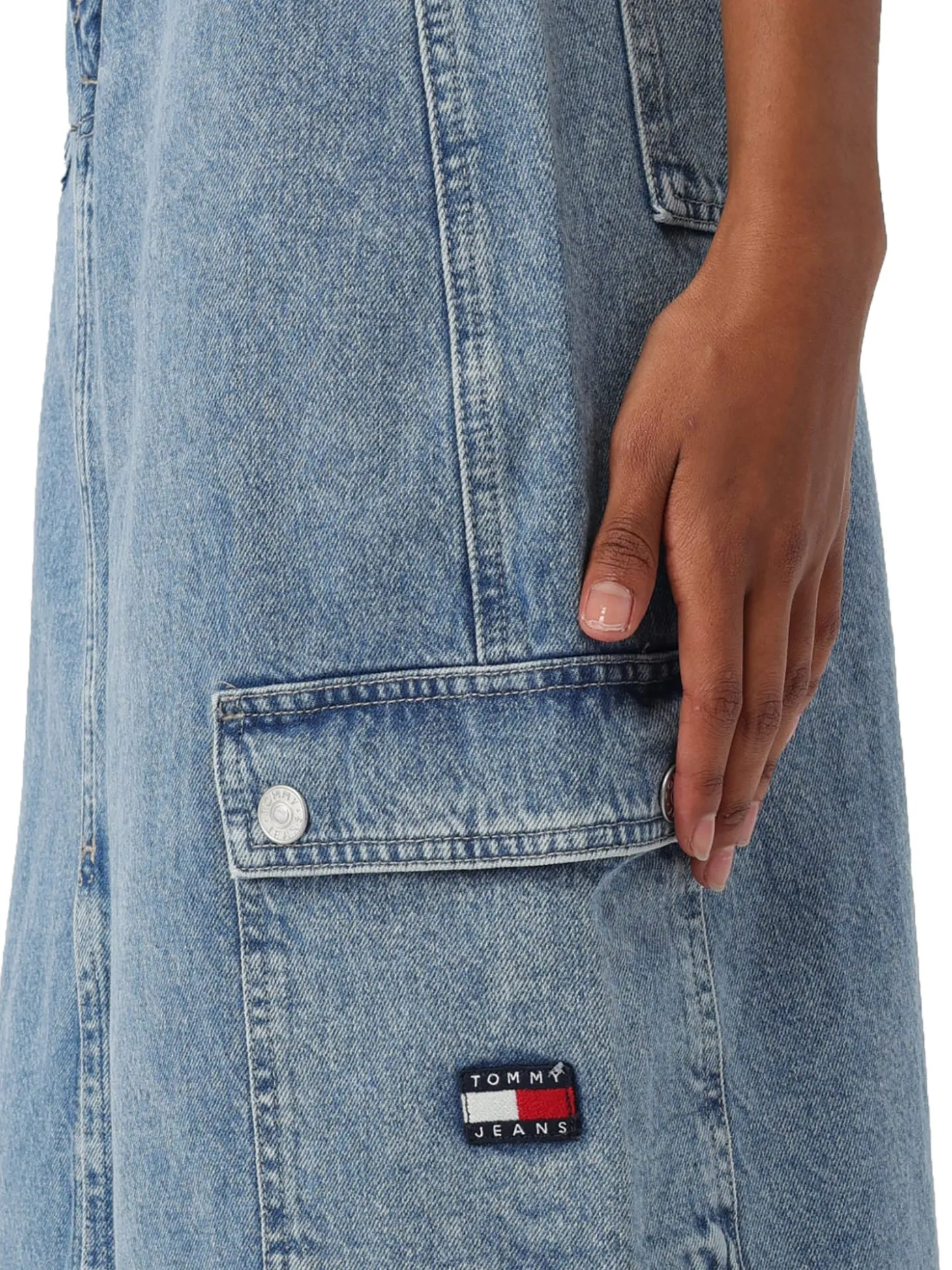 Gonna high midi claire denim medio