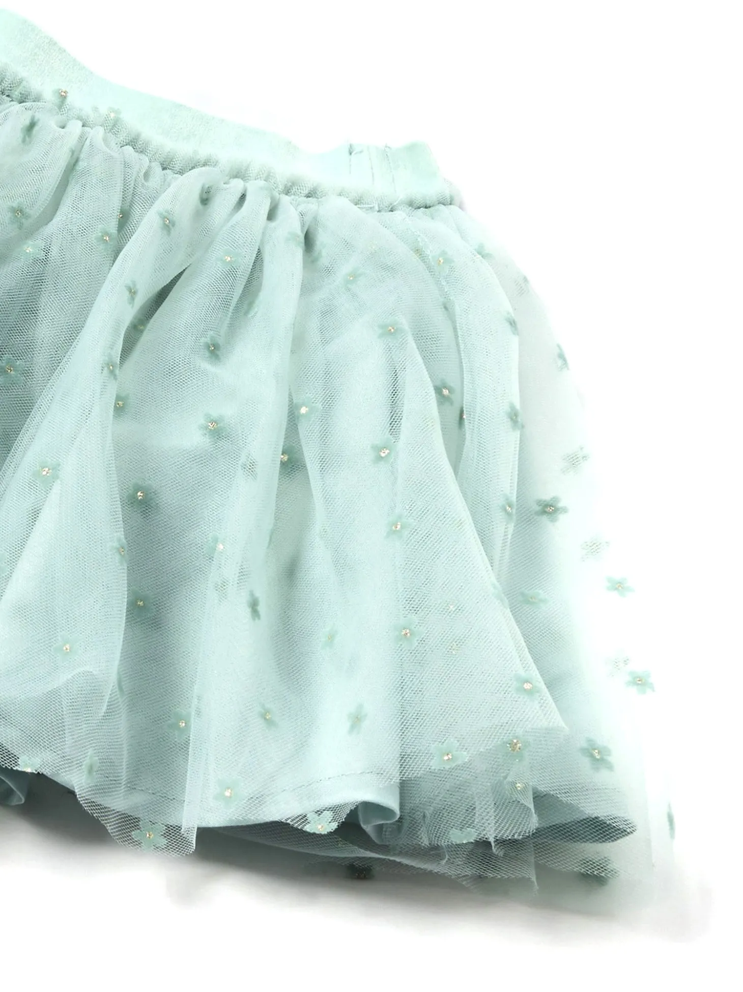 Gonna in tulle giada