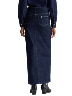 Gonna lunga cult jeans denim scuro