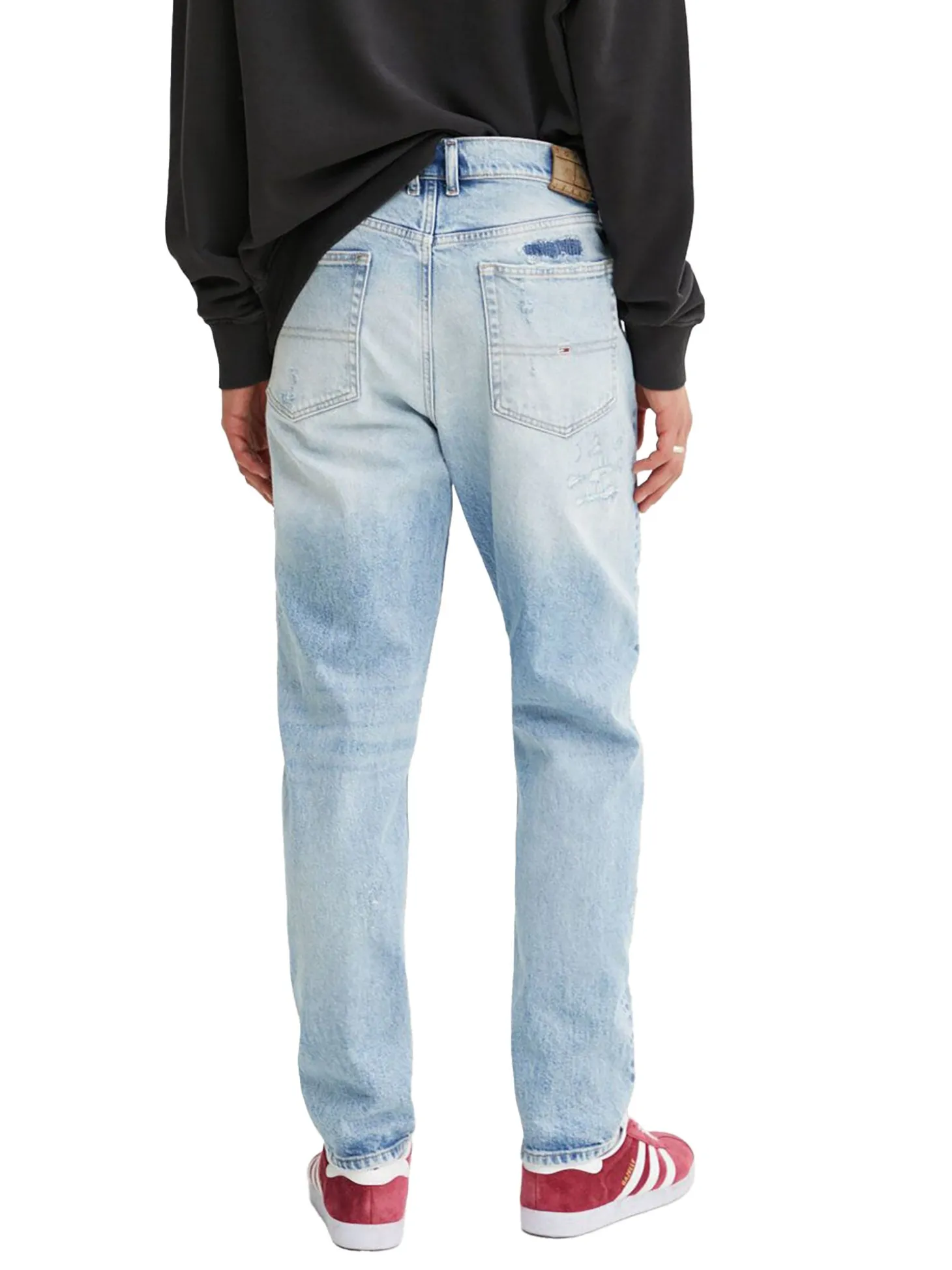 Jeans ampio Isac denim chiaro