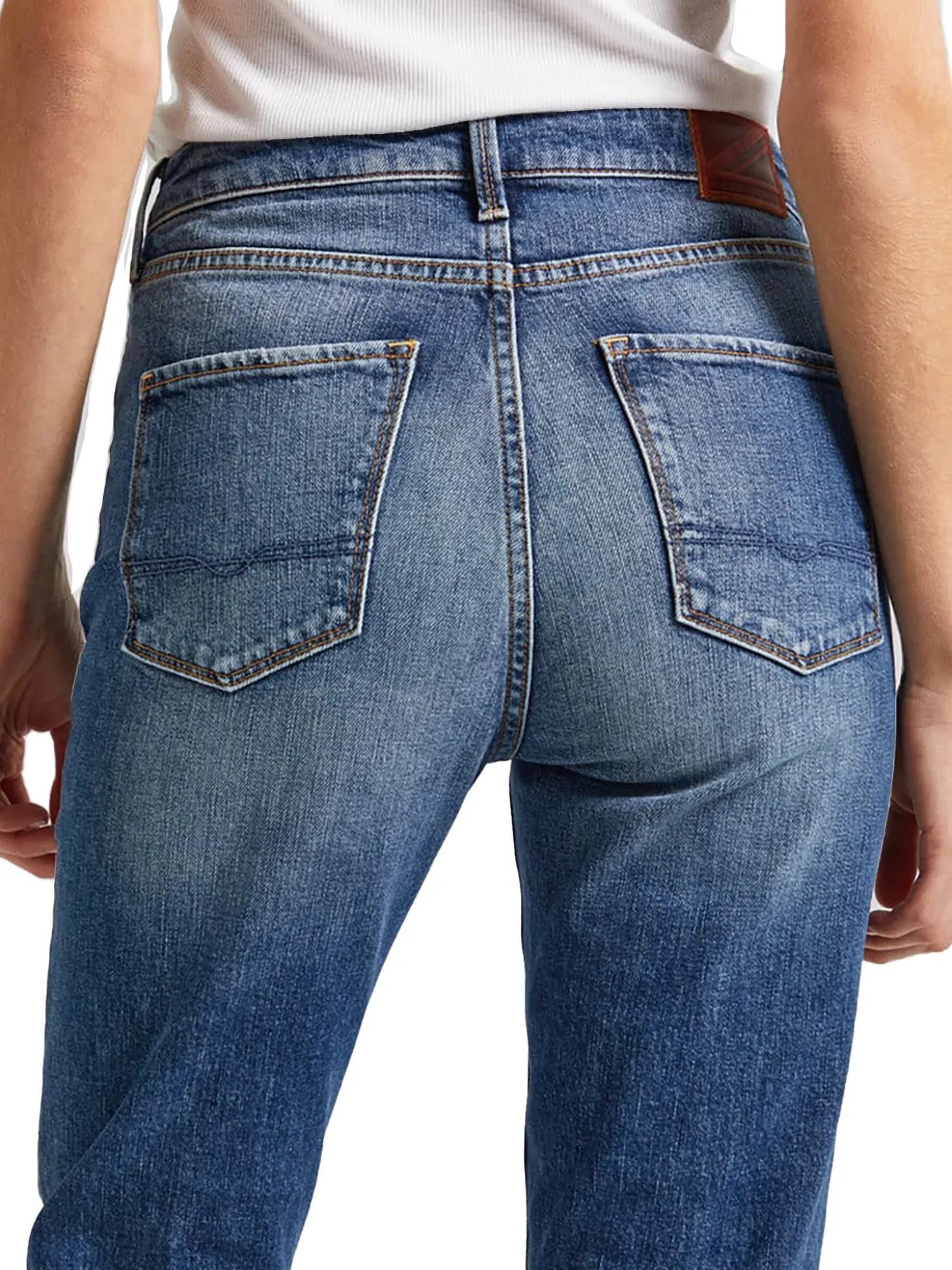 Jeans Bootcut Fit Flare Denim blu medio