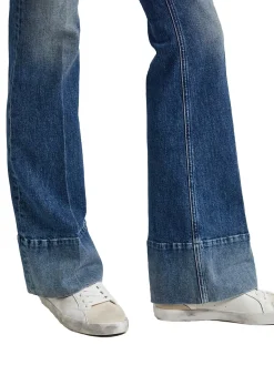 Jeans Bootcut Fit Flare Denim blu medio