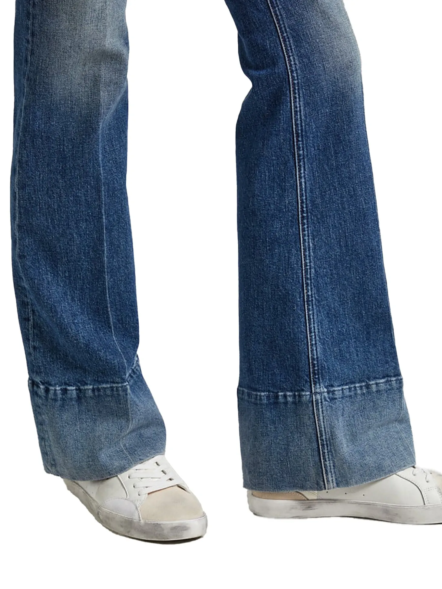 Jeans Bootcut Fit Flare Denim blu medio
