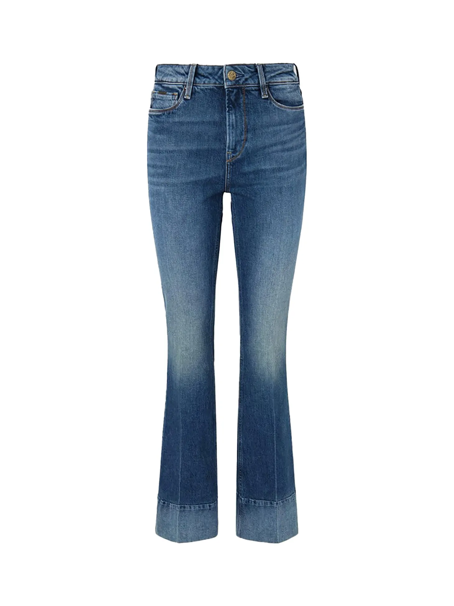 Jeans Bootcut Fit Flare Denim blu medio