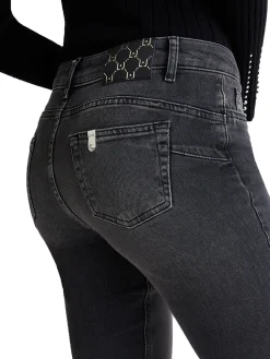 Jeans bottom up fly rw black denim