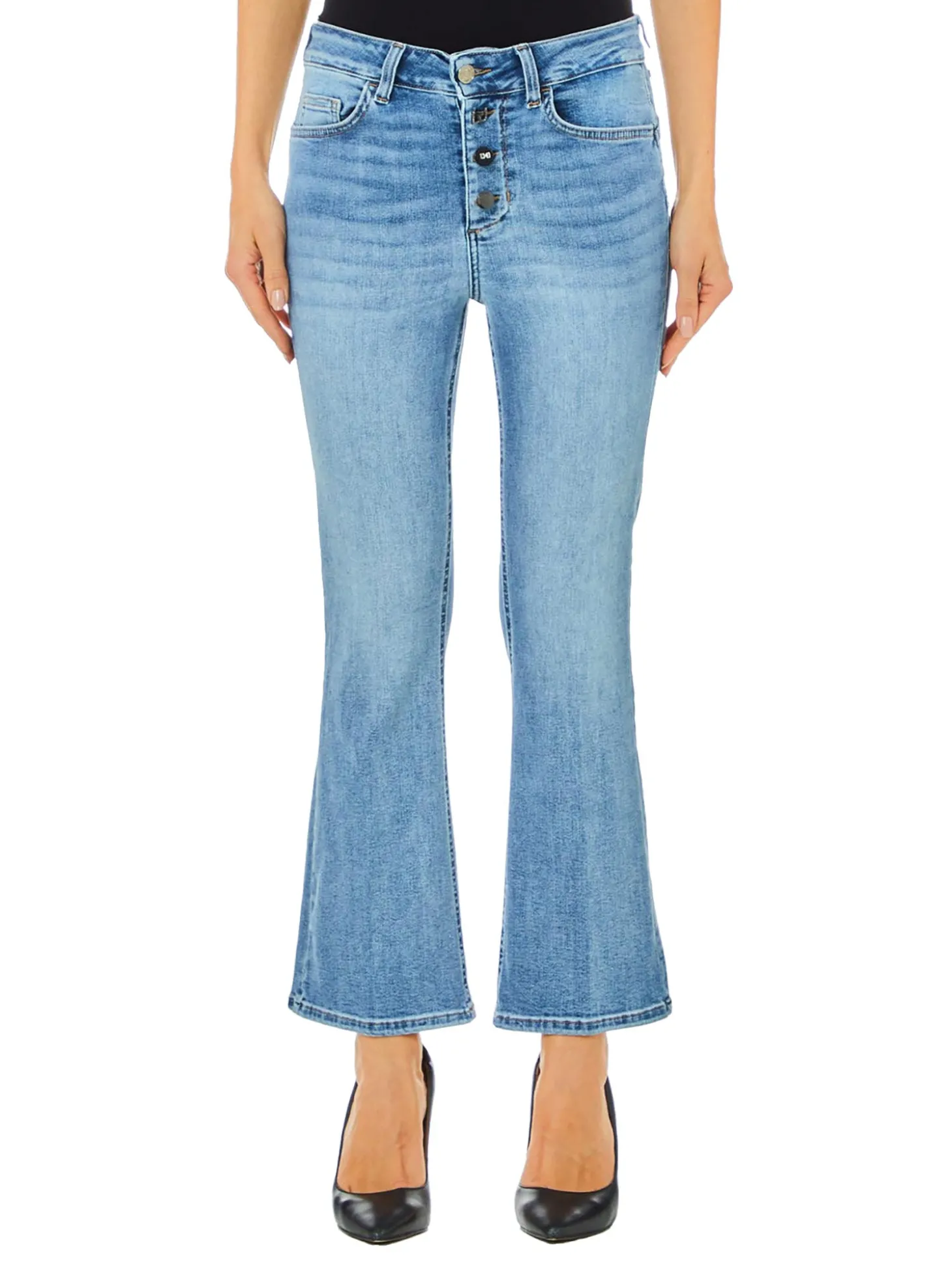 Jeans bottom up princess denim chiaro