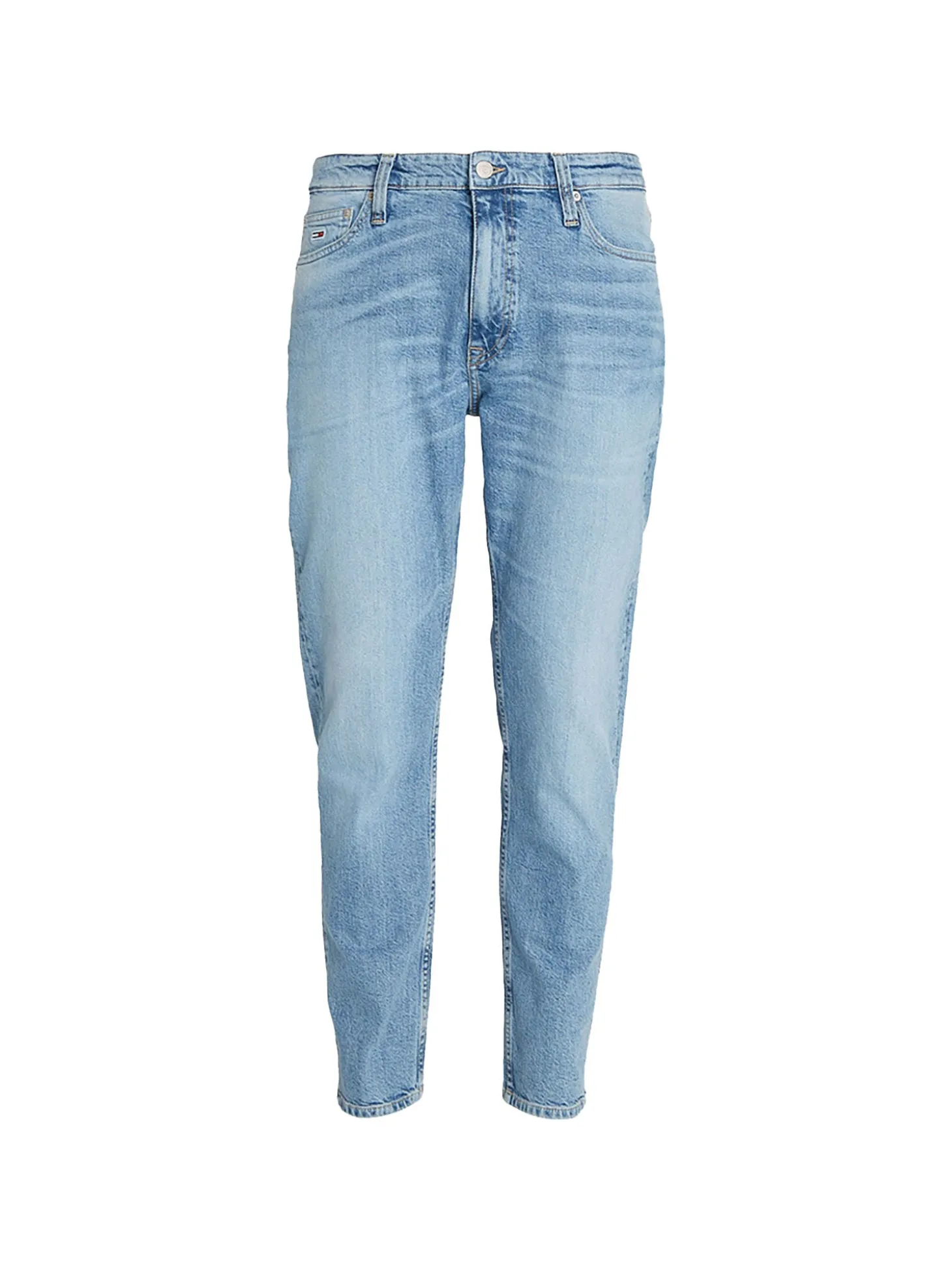Jeans dad fit in denim chiaro