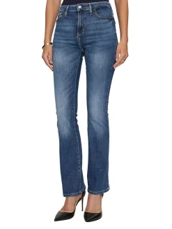 Jeans flare denim medio
