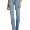 Jeans G08 mid rise straight denim medio