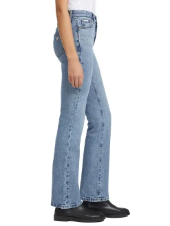 Jeans G08 mid rise straight denim medio