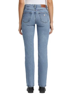 Jeans G08 mid rise straight denim medio