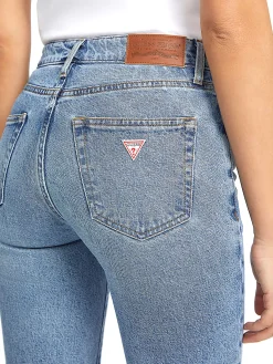 Jeans G08 mid rise straight denim medio