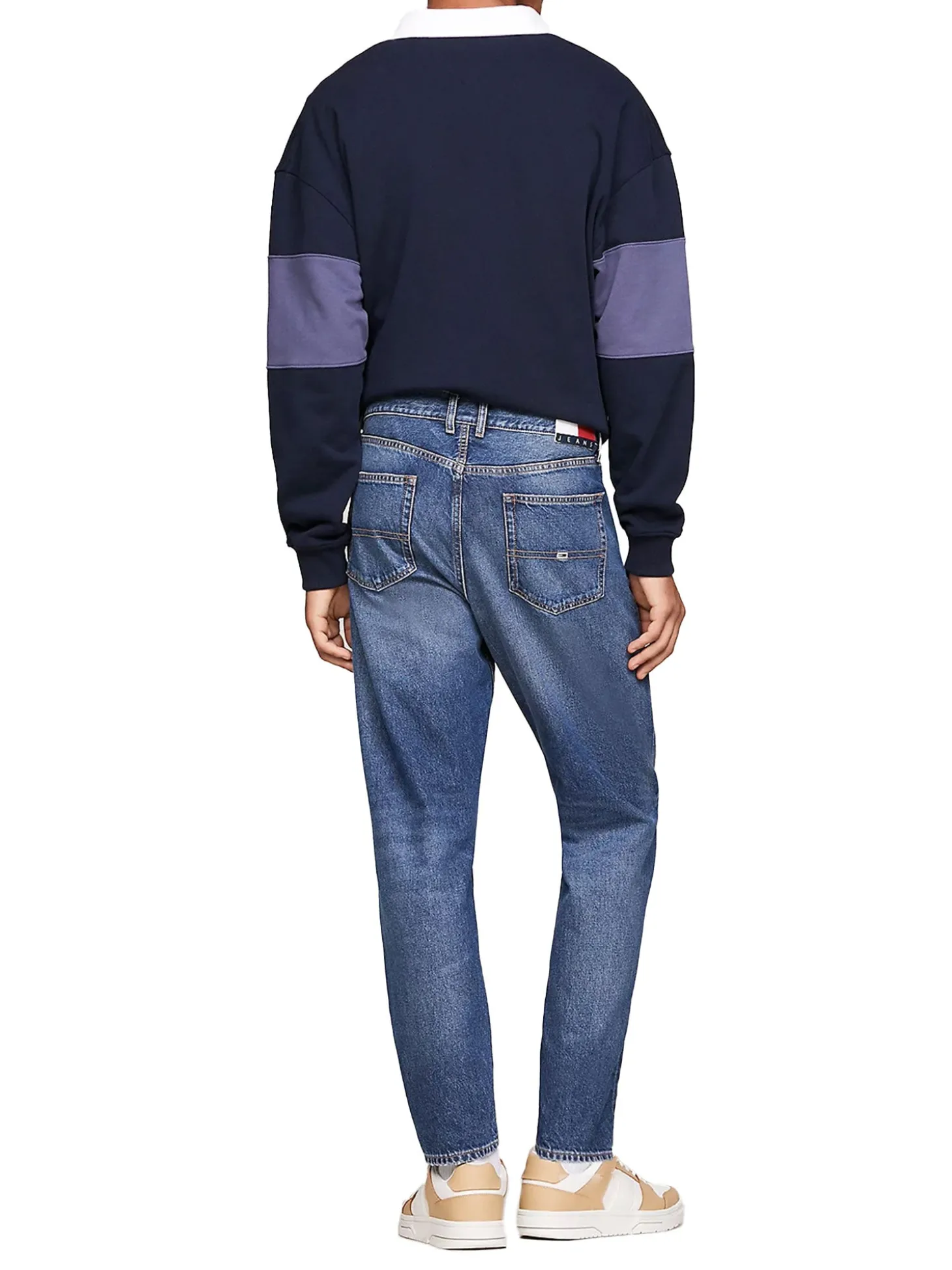 Jeans Isaac Relaxed fit tapered denim medio