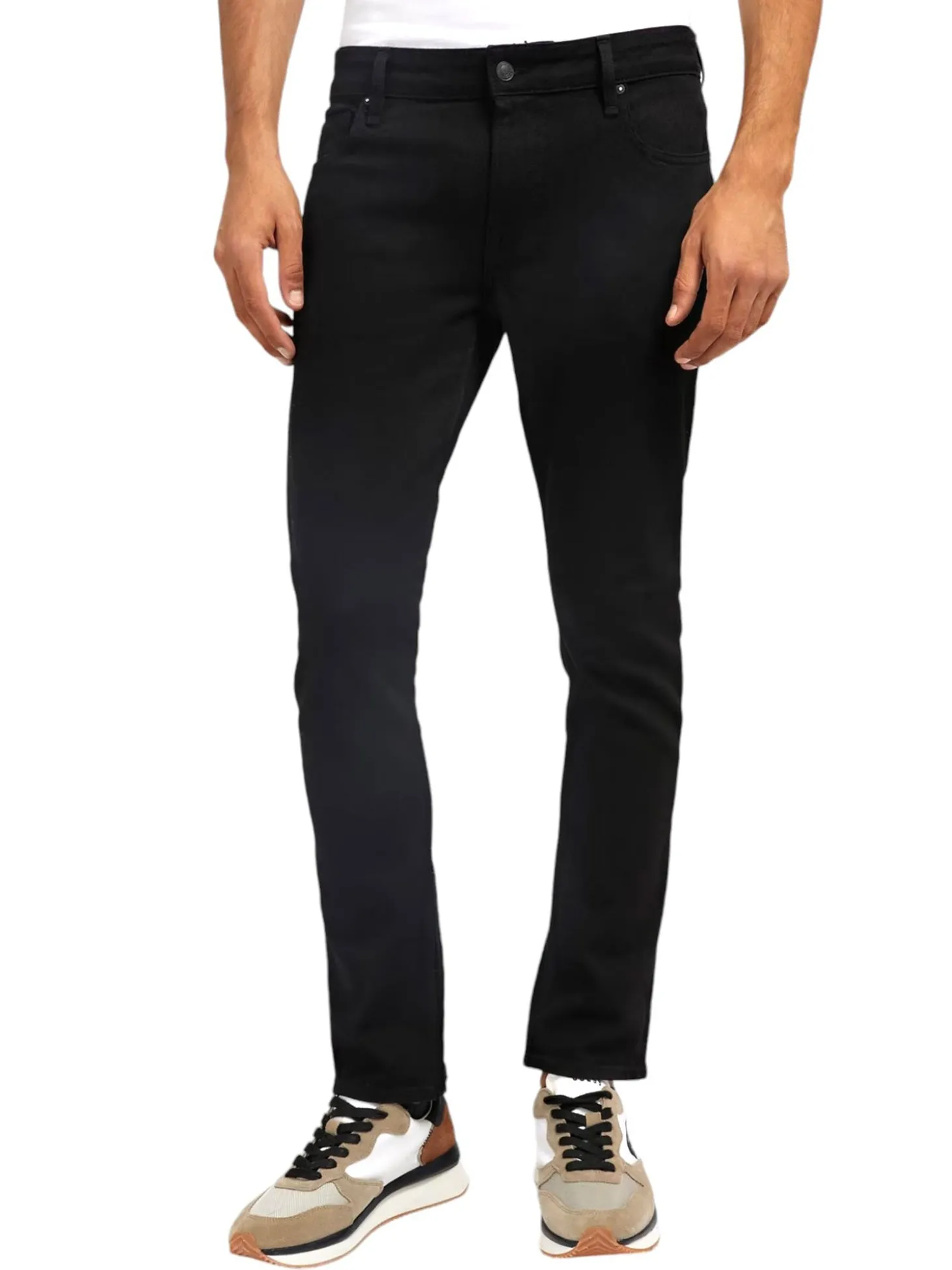 Jeans Miami modello elasticizzato in denim nero