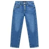 Jeans mom fit in denim medio