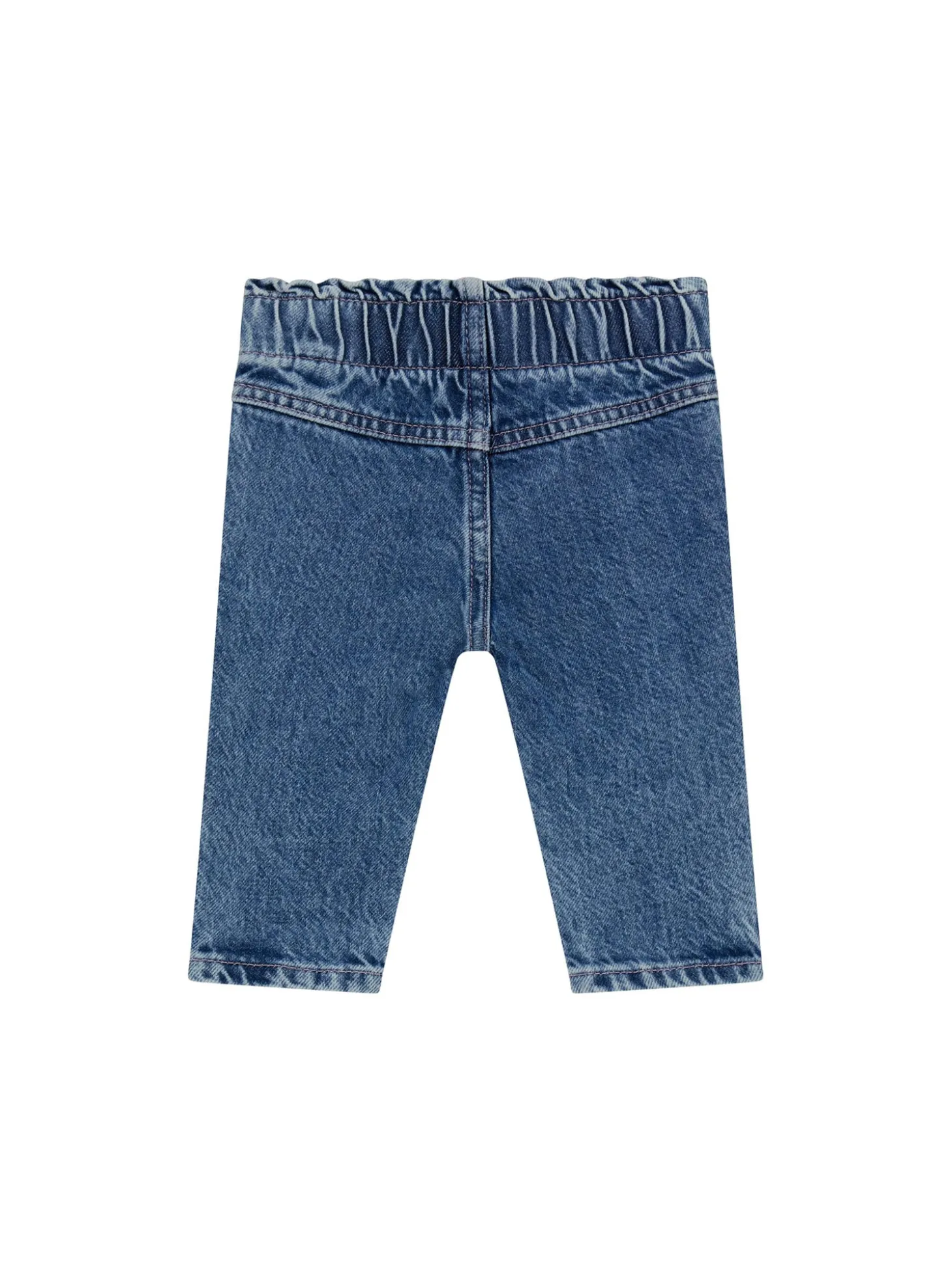 Jeans neonata paper bag fit in denim medio
