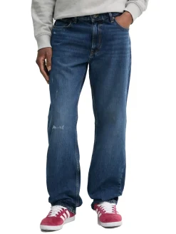 Jeans relaxed fit denim scuro