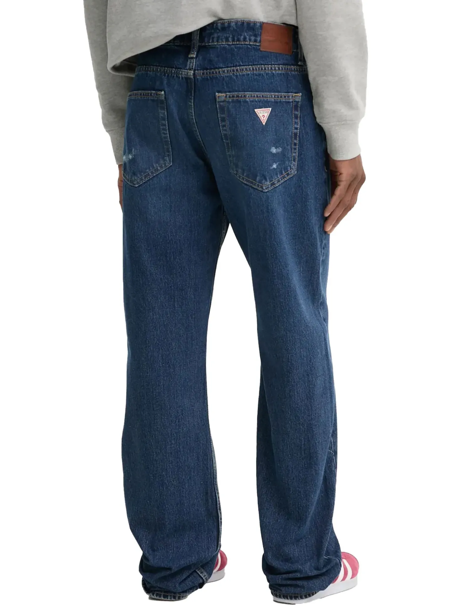 Jeans relaxed fit denim scuro