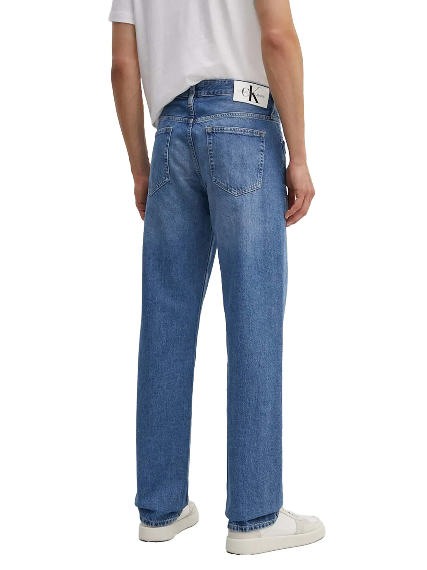 Jeans 90's Straight con 5 tasche denim chiaro