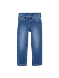 Jeans skinny stretch blu medio