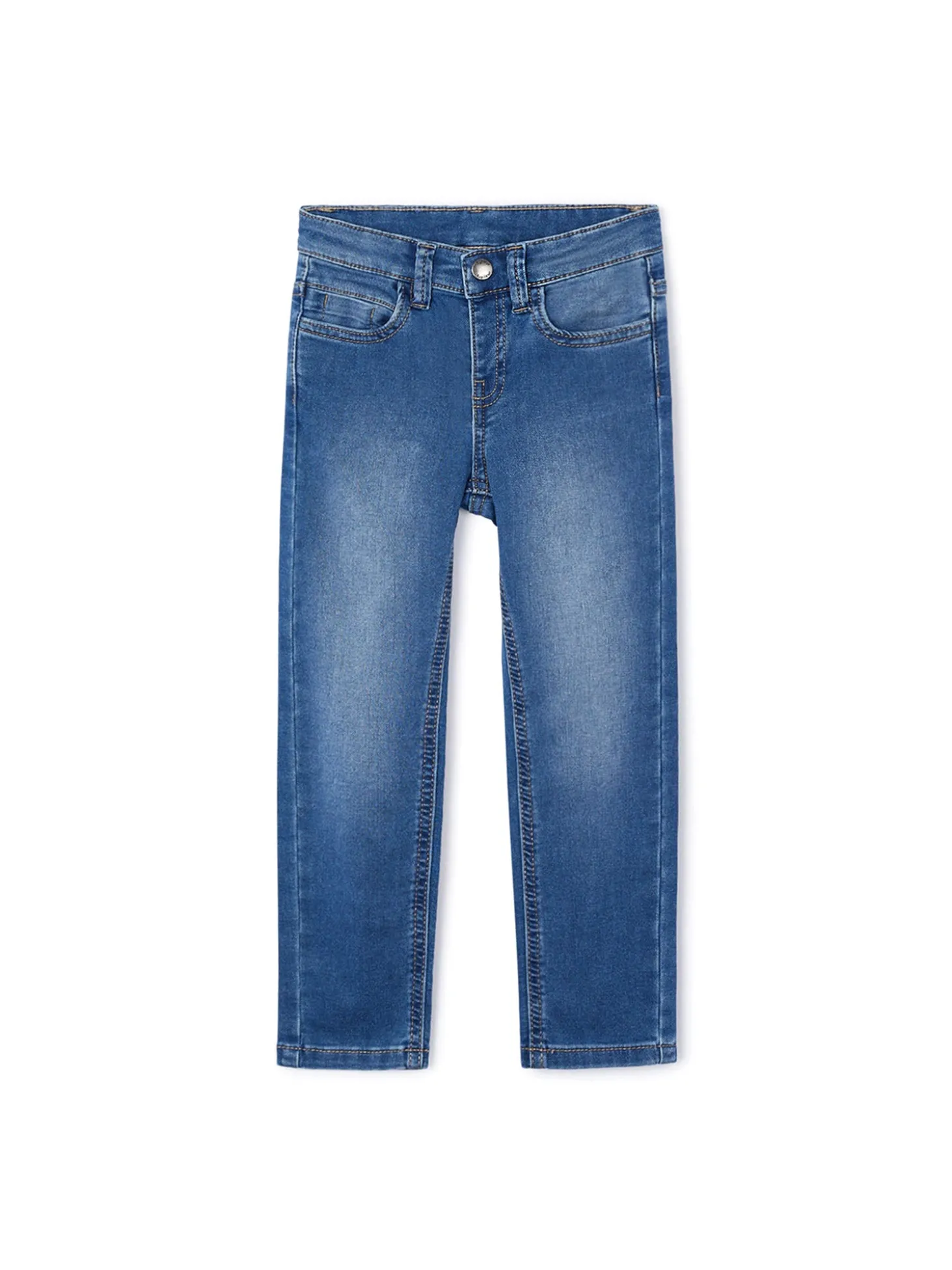 Jeans skinny stretch blu medio