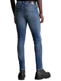 Jeans skinny stretch denim scuro