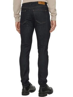 Jeans skynny con 5 tasche denim blue