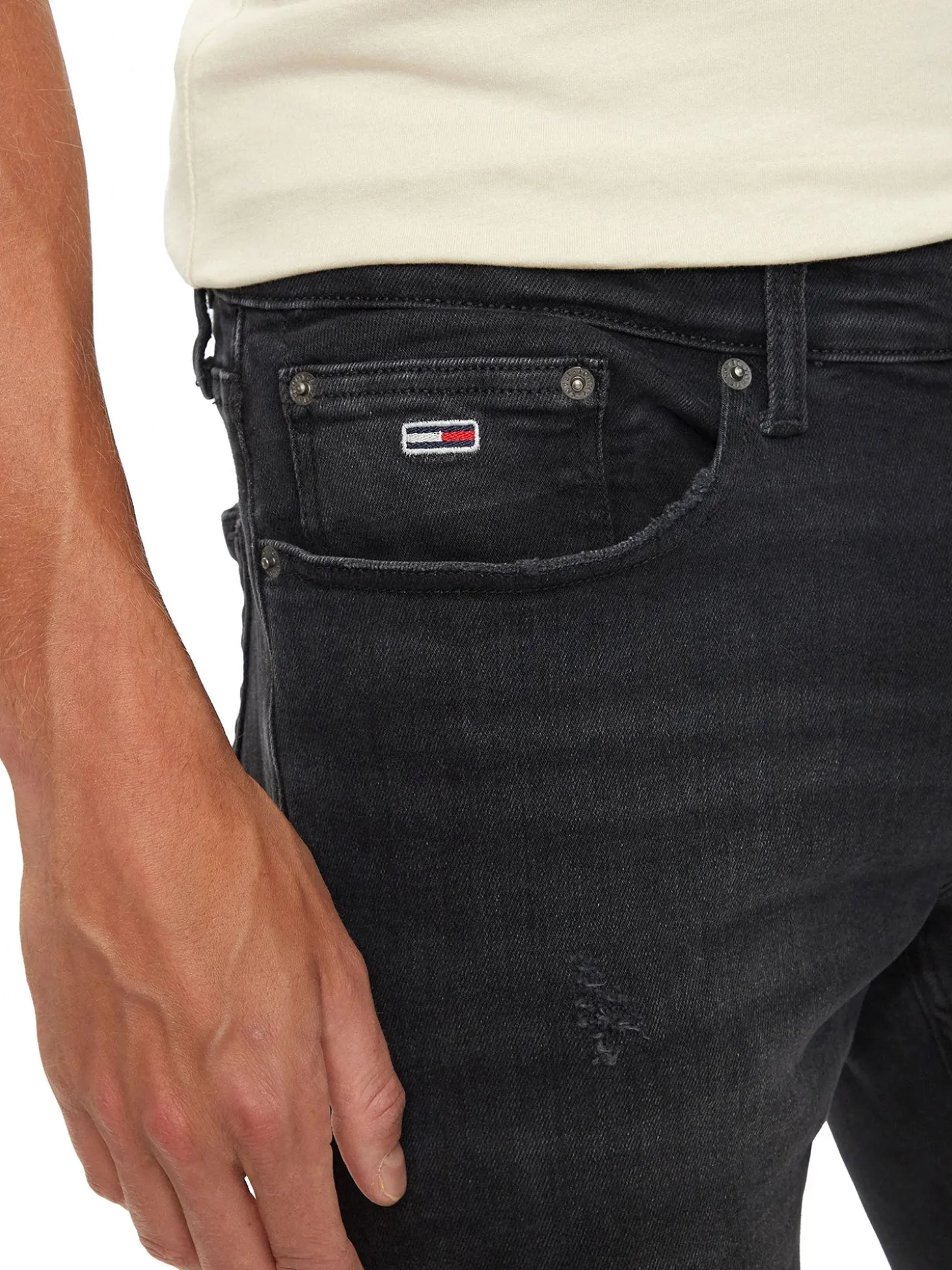 Jeans slim Austin black denim