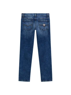 Jeans slim fit in denim medio