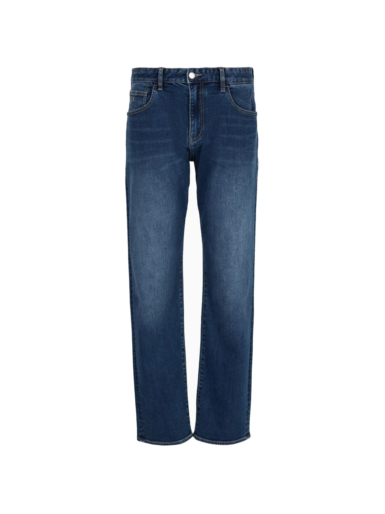Jeans slim stretch denim medio slavato