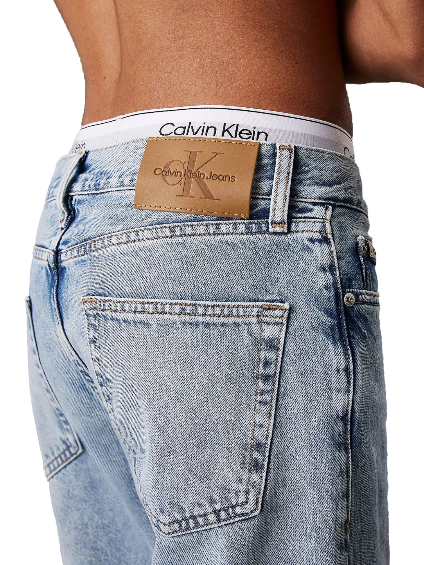 Jeans standard straight fit denim chiaro