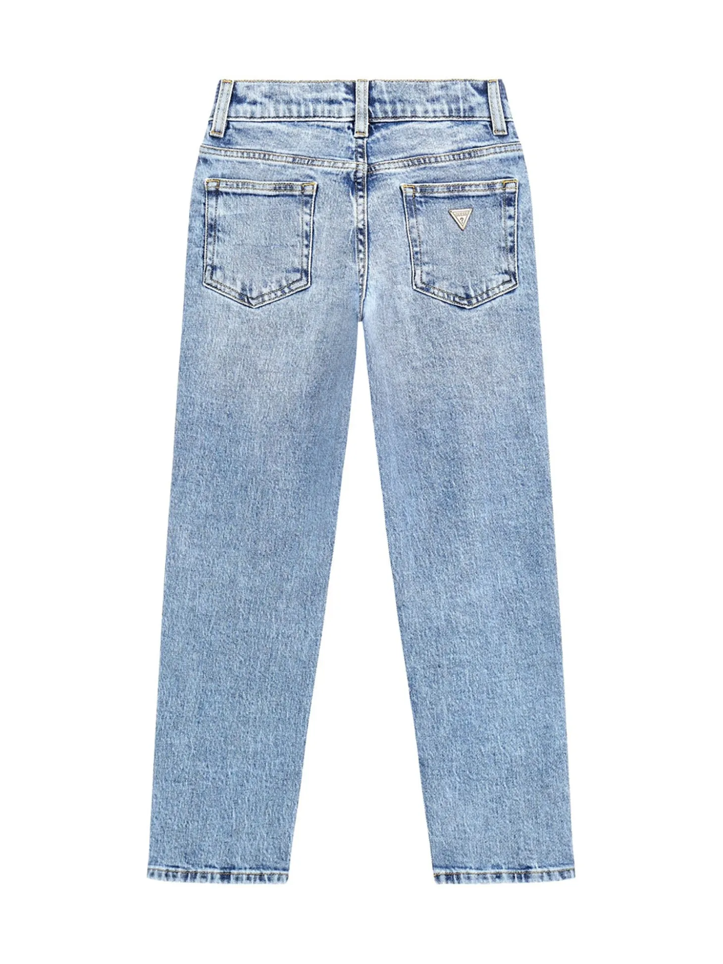 Jeans straight stretch denim chiaro