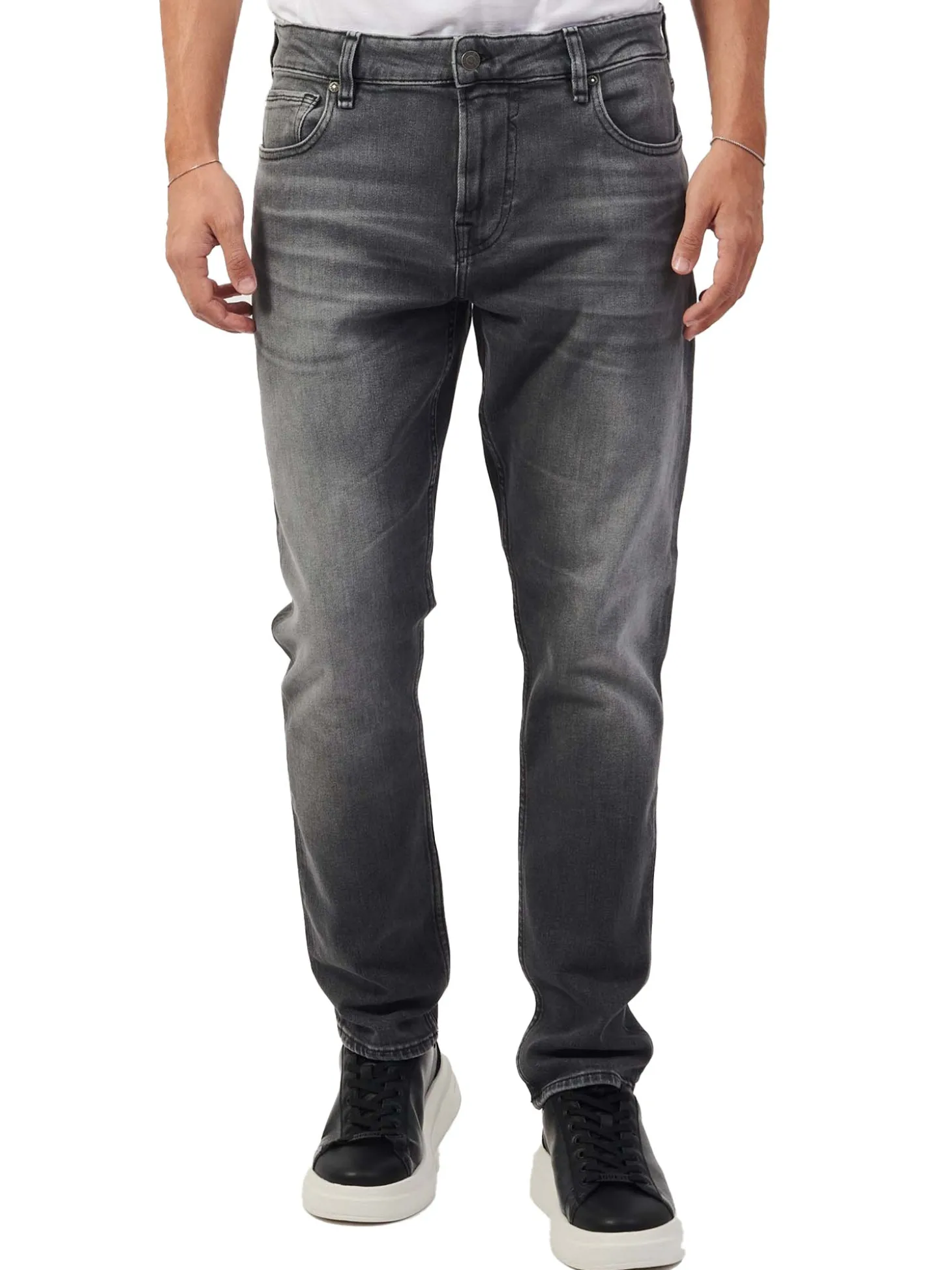 Jeans Stretch denim grigio