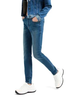 Jeans stretch denim scuro