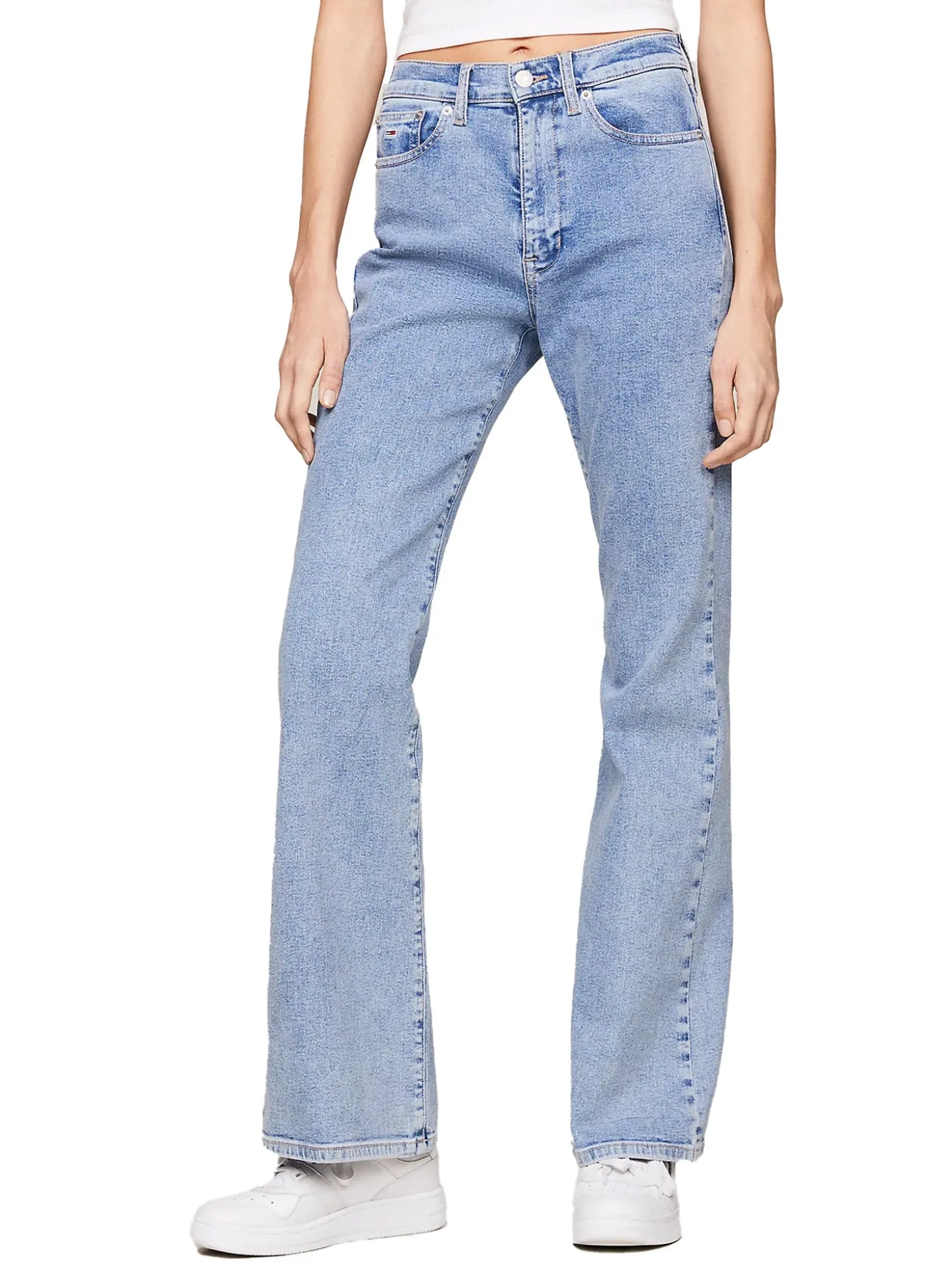Jeans Sylvia High Flare denim medio