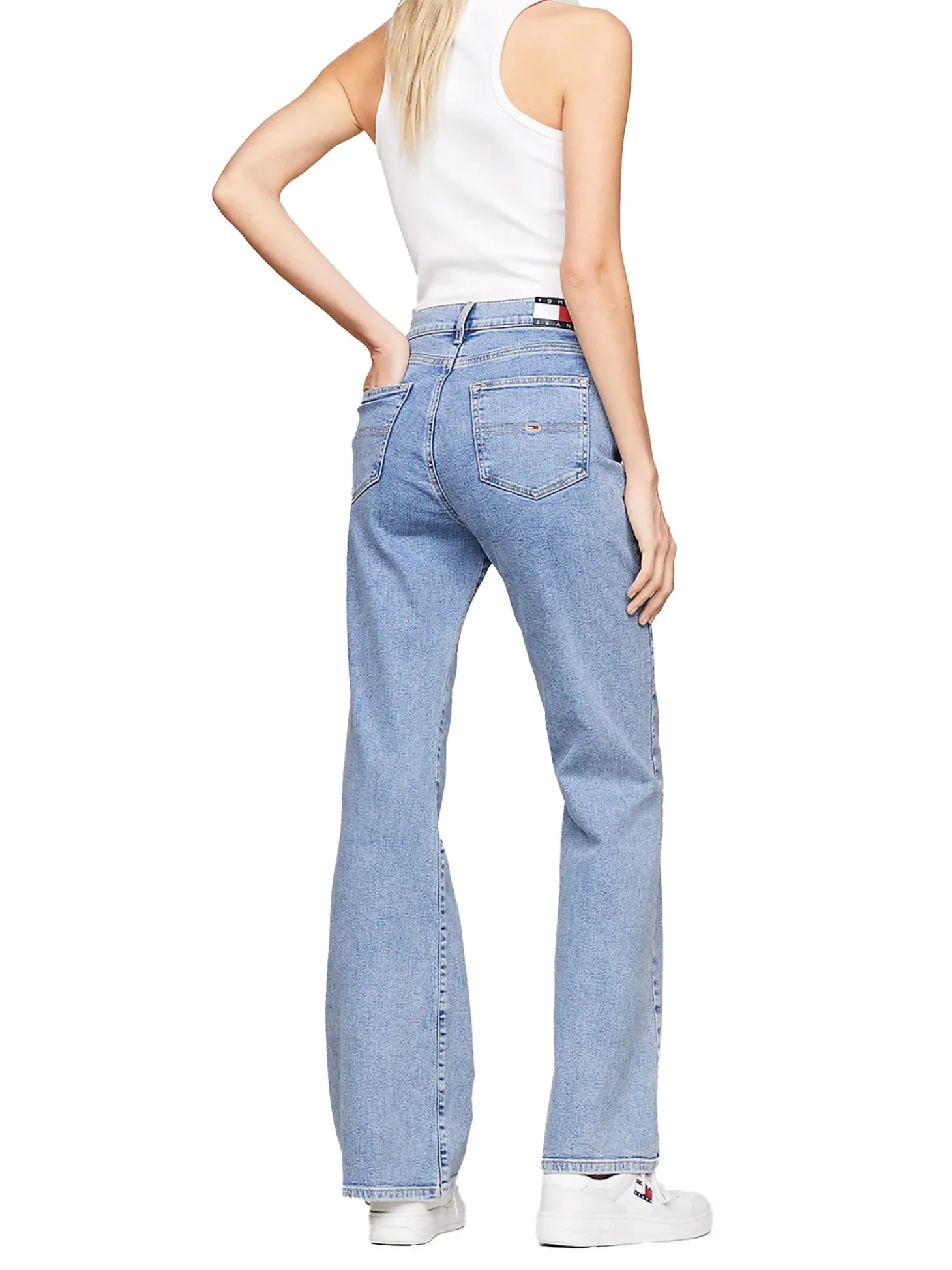 Jeans Sylvia High Flare denim medio